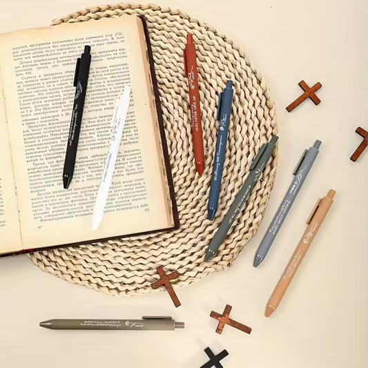 Inspirational Bible Verse Ballpoint Pens - Black Ink