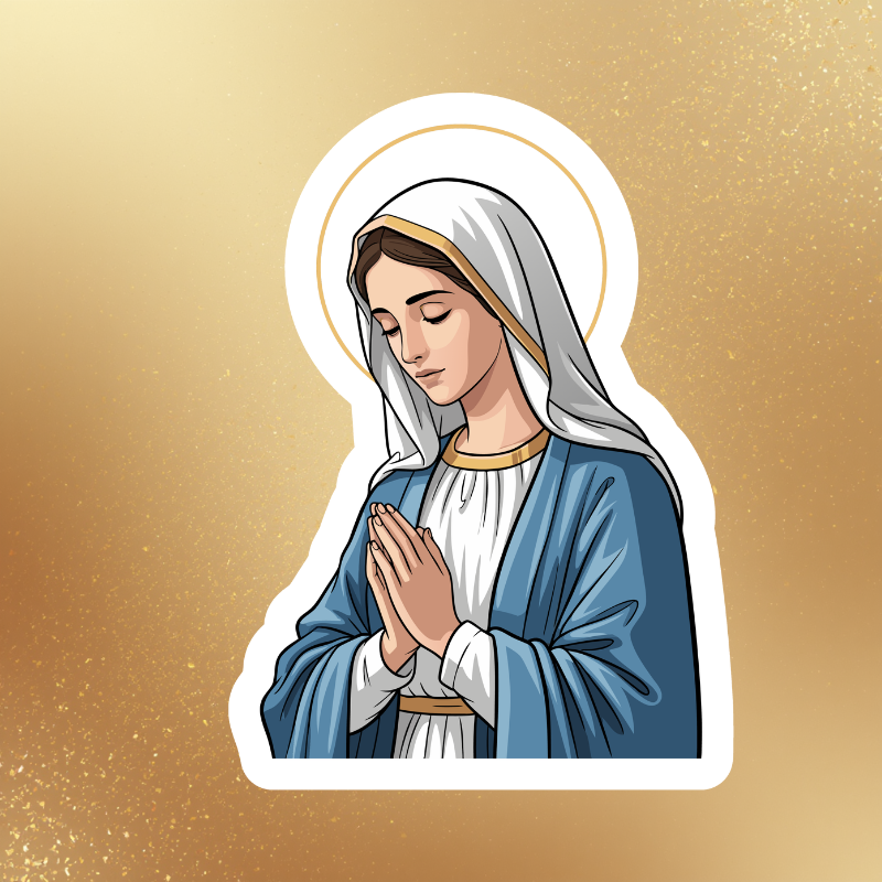 Mary Sticker 3.5* 4inch
