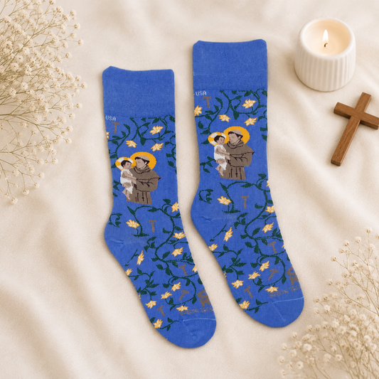 St Anthony Religious Socks