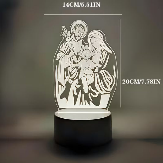 1pc Holy Family Night Light Lamp