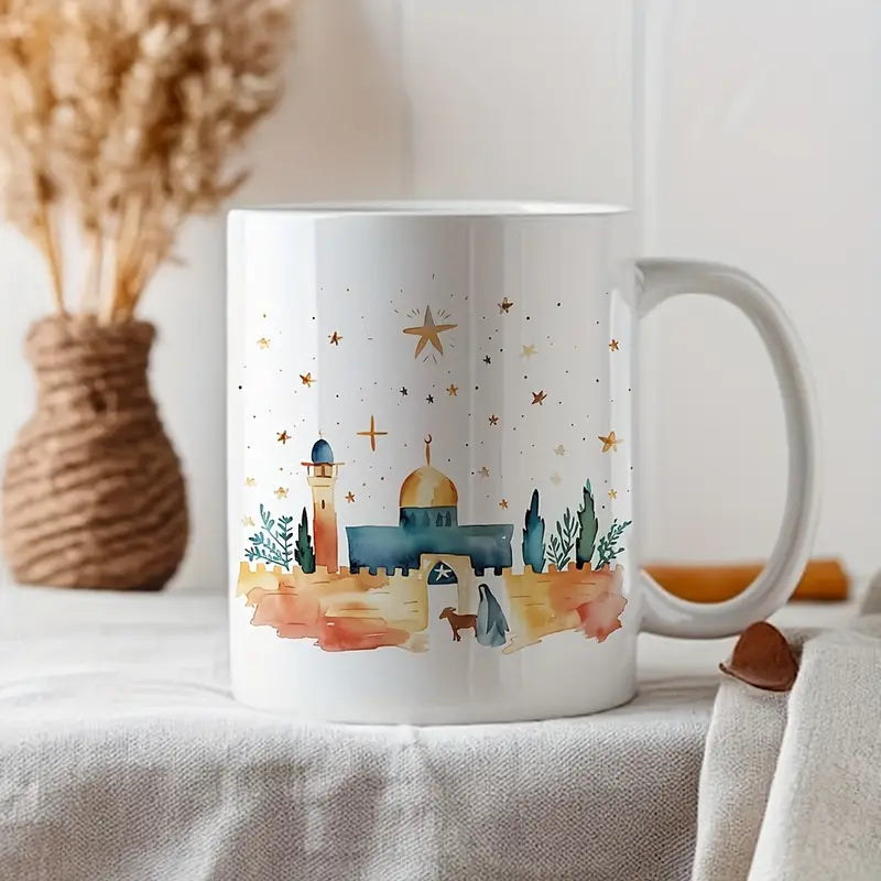 1 Mug Scene of Jesus' Birth Picture UV DTF