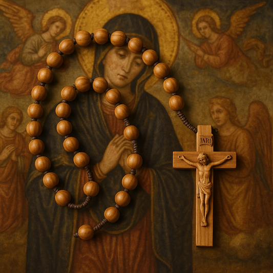 Jerusalem Rosary Olive Wood