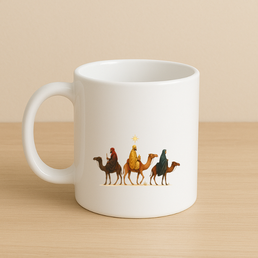 1 Mug Wise Men Scene of Jesus' Birth Picture UV DTF