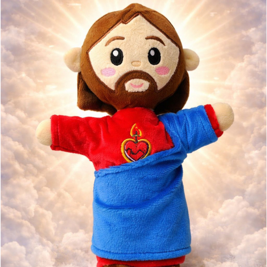 Jesus Plush Doll – Handcrafted Colombian Catholic Toy
