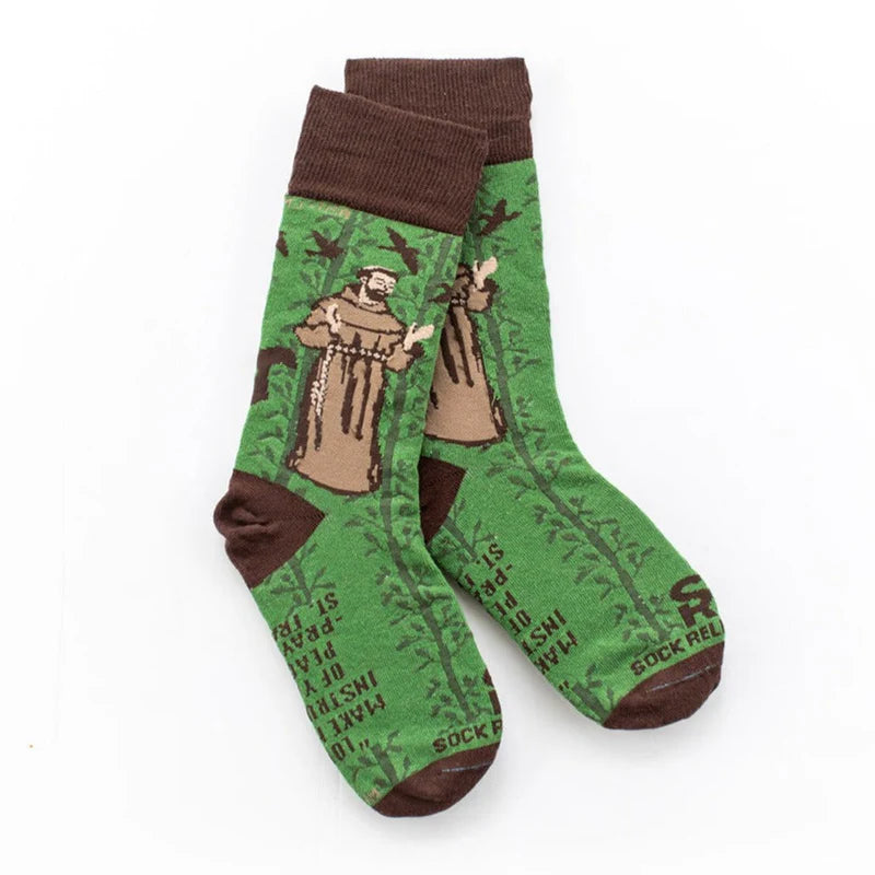 St. Francis of Assisi Religious Socks