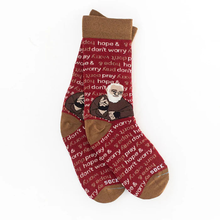 St Padre Pio Religious Socks