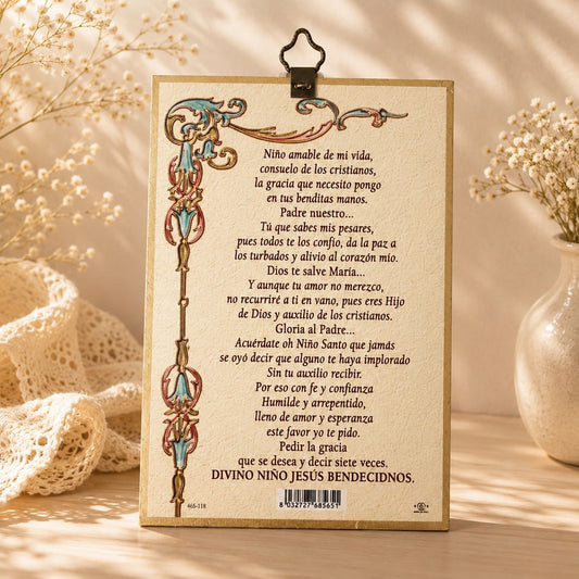Divino nino Jesus Wall Art Wood