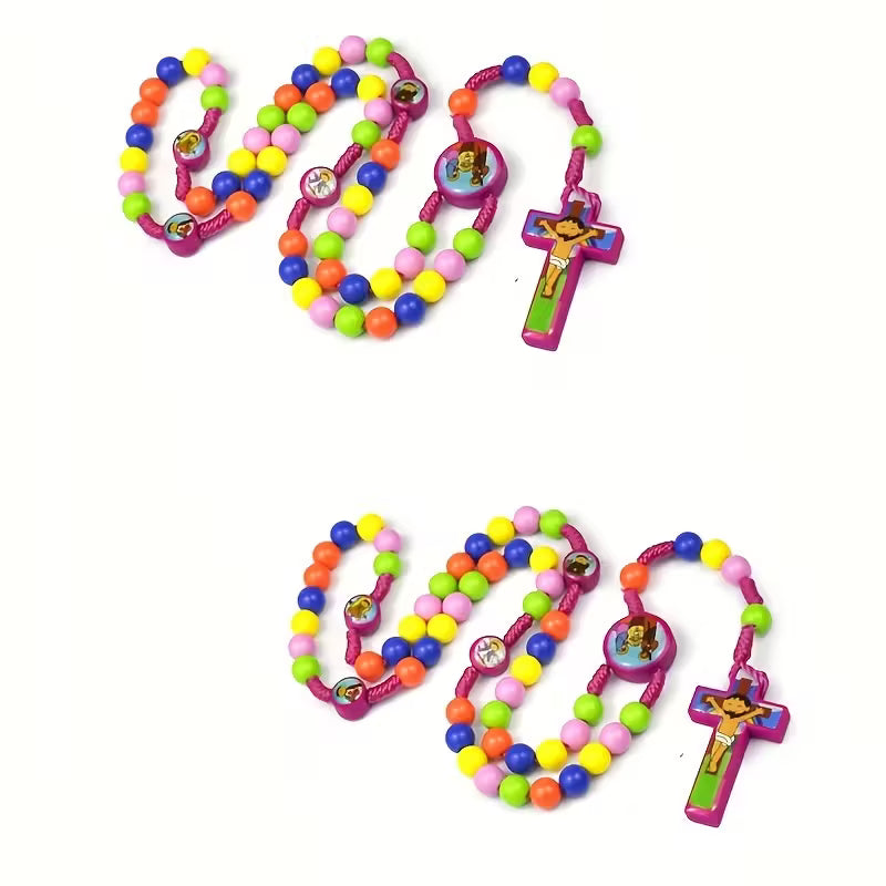 1 pc Kids Rosary Colorful