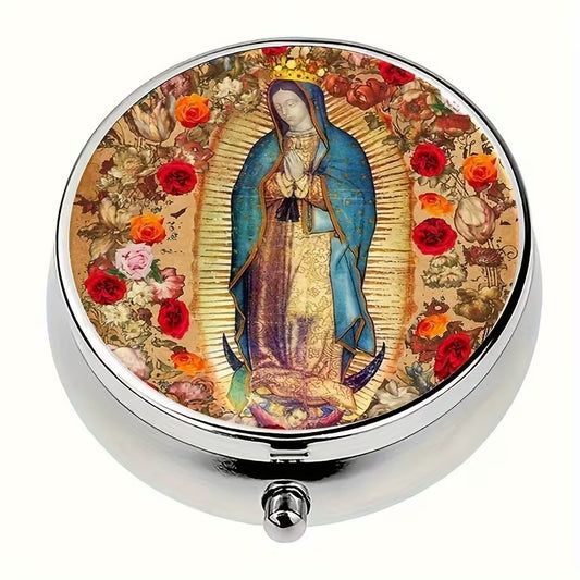 Our Lady of Guadalupe Pills Medicine or Jewelry Case