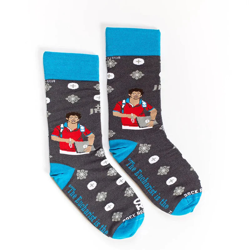 St Carlo Acutis Religious Socks