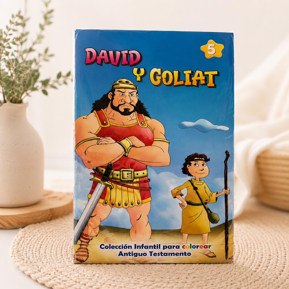 David y Goliat – Kids Catholic Bible Story Book in Spanish