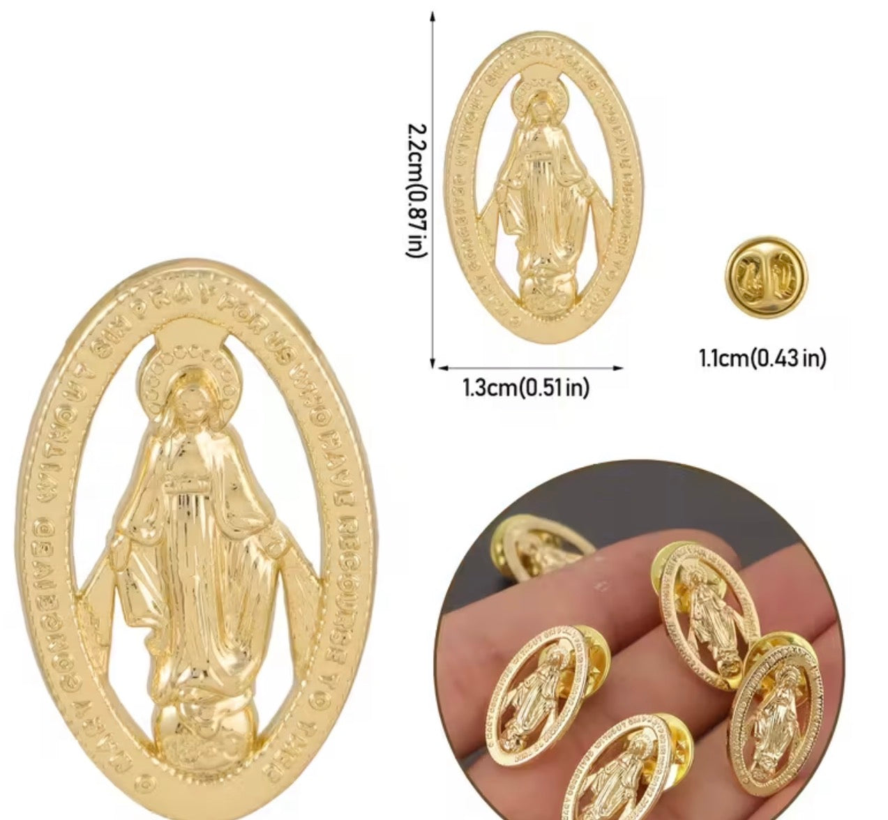 Catholic pins