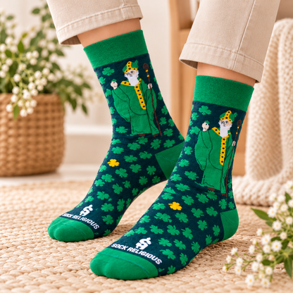 St. Patrick Catholic Religious Socks – Fun Saint Novelty Socks