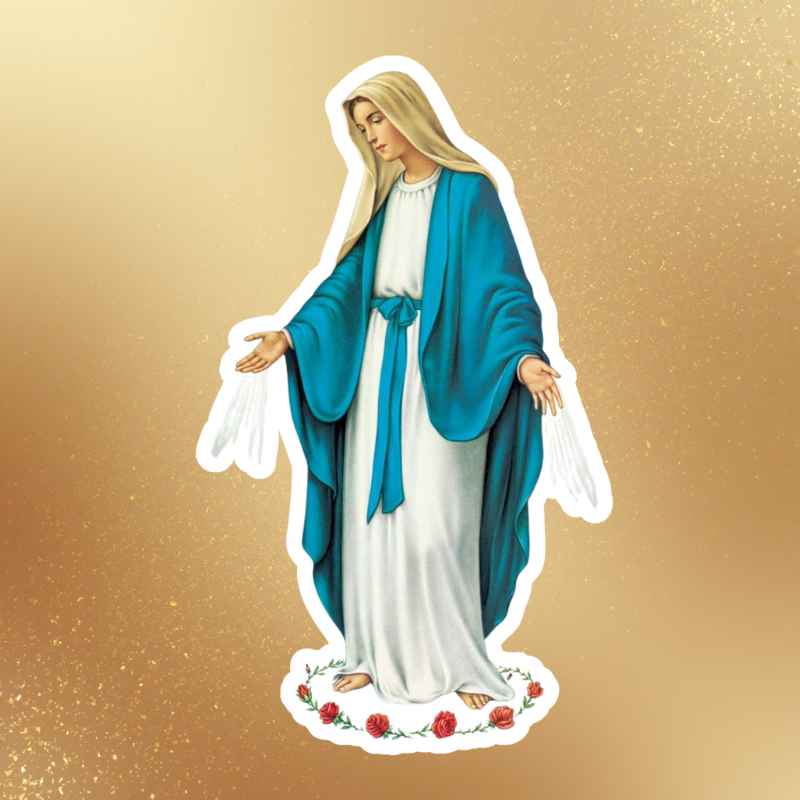 Mary Mother of Grace Sticker 3.5* 4inch