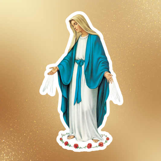 Mary Mother of Grace Sticker 3.5* 4inch