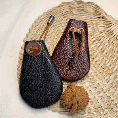Rosary Pouch & Wood Rosary