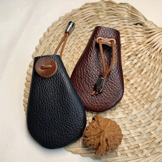Medieval Rosary Pouch & Wood Rosary