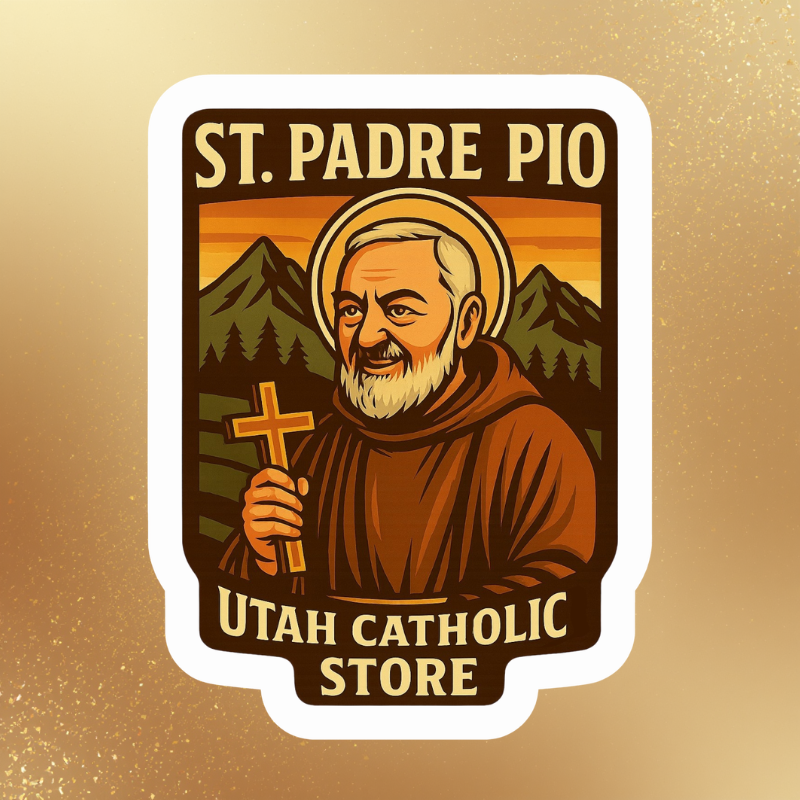 St. Padre pio Sticker 3.5* 4inch