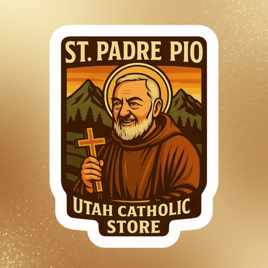 St. Padre pio Sticker 3.5* 4inch