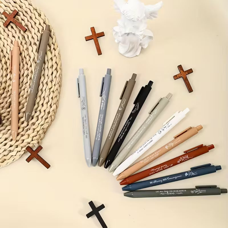 Inspirational Bible Verse Ballpoint Pens - Black Ink