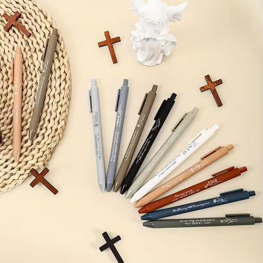 Inspirational Bible Verse Ballpoint Pens - Black Ink