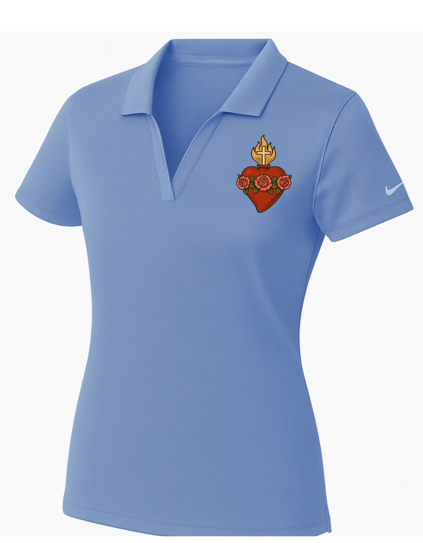 Immaculate Heart of Mary  Women's Nike Polo Dri-Fit T-Shirt Catholic