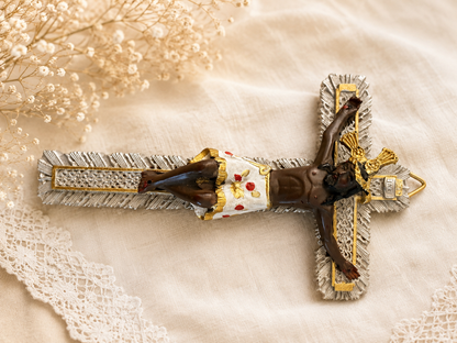 Señor de los Milagros de Buga Crucifix – 5 Inch Catholic Devotional Statue