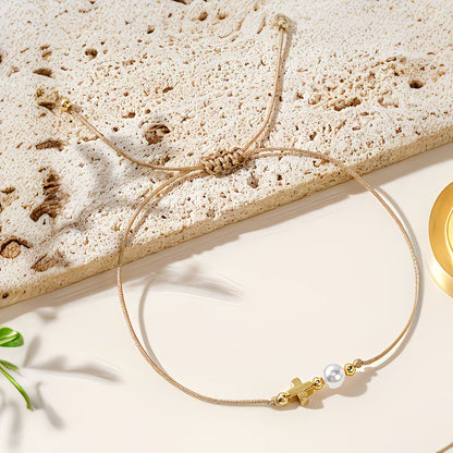 Minimalistic Cross bracelet
