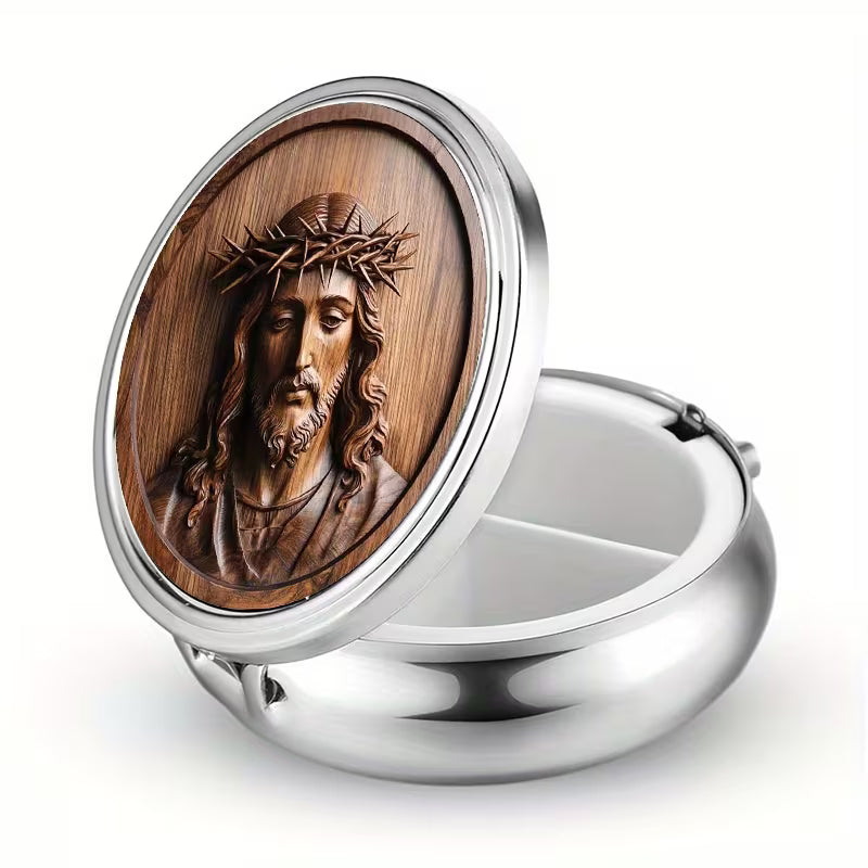Face of Jesus Pills Medicine or Jewelry Case