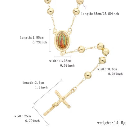 Golden  Rosary - Car, neck