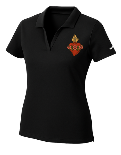 Immaculate Heart of Mary  Women's Nike Polo Dri-Fit T-Shirt Catholic