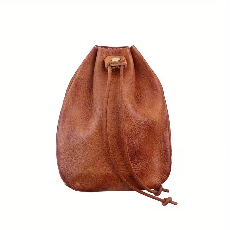 1pc Big Genuine Leather Pouch