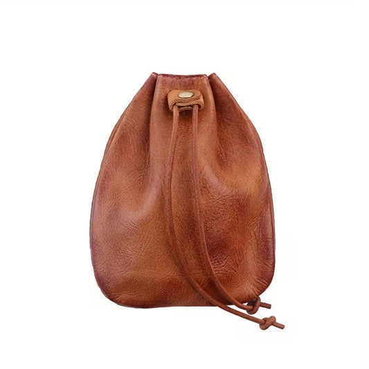 1pc Big Genuine Leather Pouch