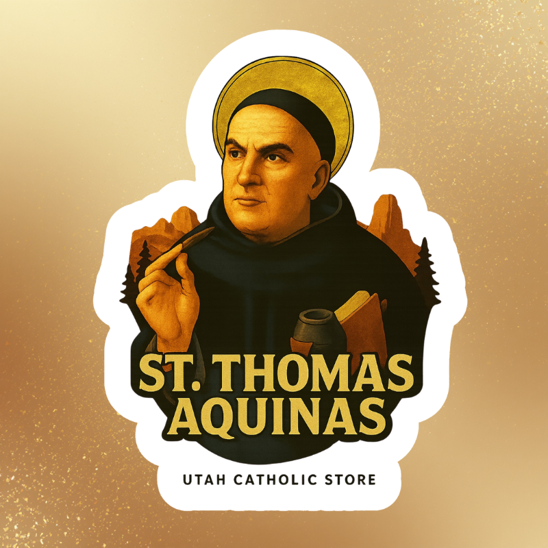 St. Thomas Aquinas Sticker 3.5* 4inch