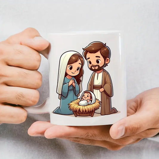 1 Mug Scene of Jesus' Birth Picture UV DTF
