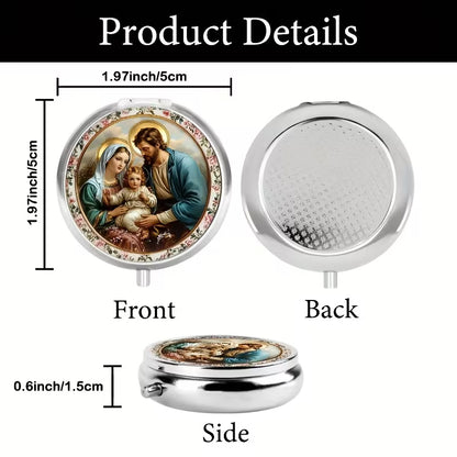 Holy Family Pills Medicine or Jewelry Case