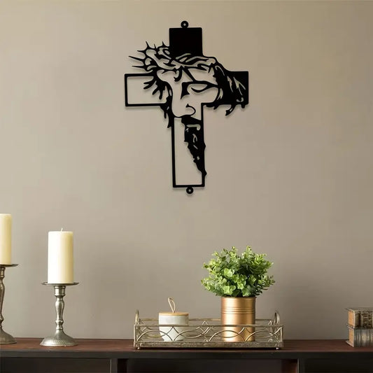 Llaser Engraved Black Metal Wall Art Silhouette