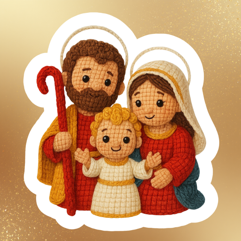 Nativity Sticker 3.5* 4inch