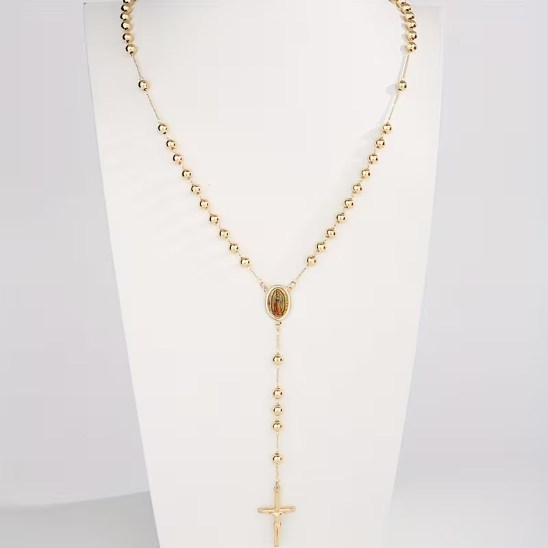 Golden  Rosary - Car, neck