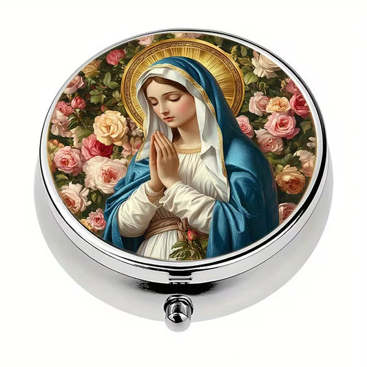 Mother Mary Pills Medicine or Jewelry Case