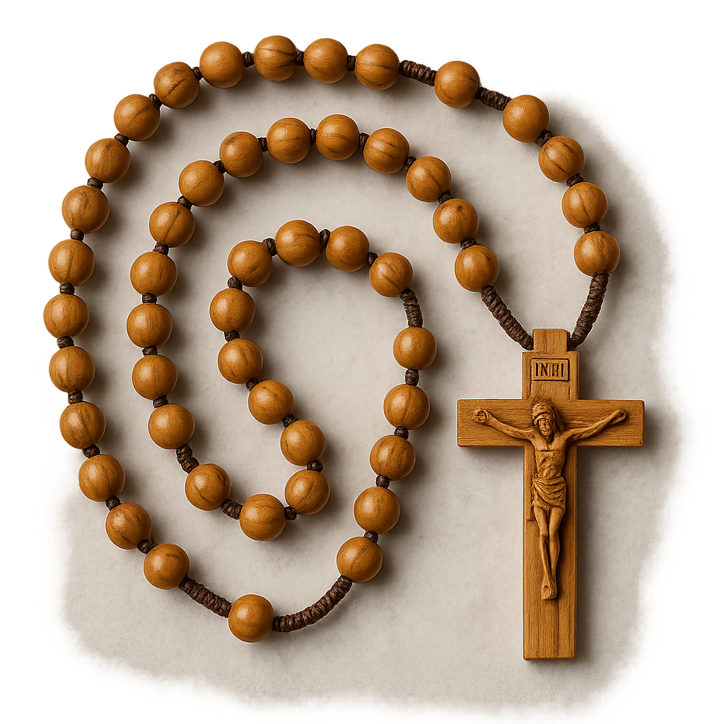 Jerusalem Rosary Olive Wood