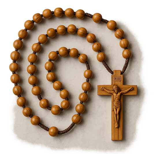 Jerusalem Rosary Olive Wood