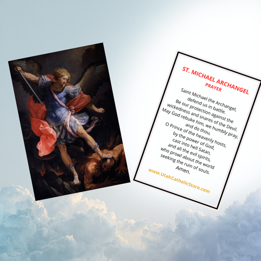 St. Michael Archangel Prayer Card