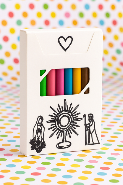 Box Colored Pencil Colors - Crayola Brand x 8 Random colors