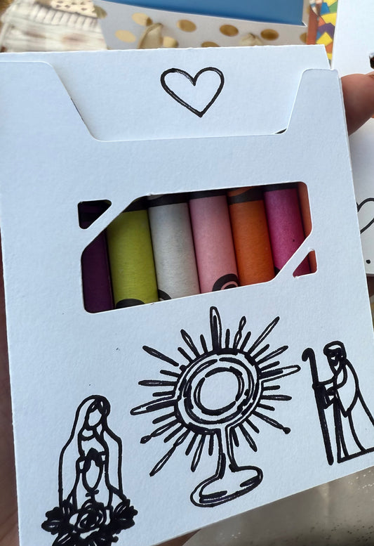 Box crayons Crayola Brand x 8 Random colors