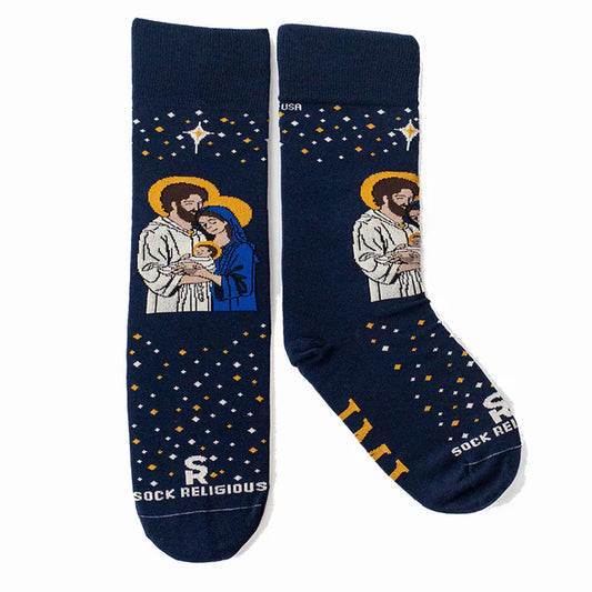 Holy Family Religious Socks