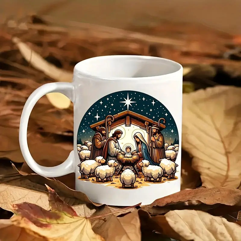 1 Mug Scene of Jesus' Birth Picture