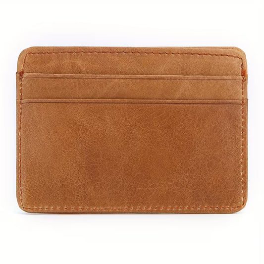 Men'S Genuine Top Layer Cowhide Leather Wallet