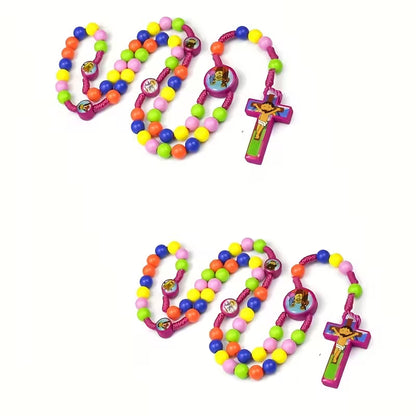 1 pc Kids Rosary Colorful