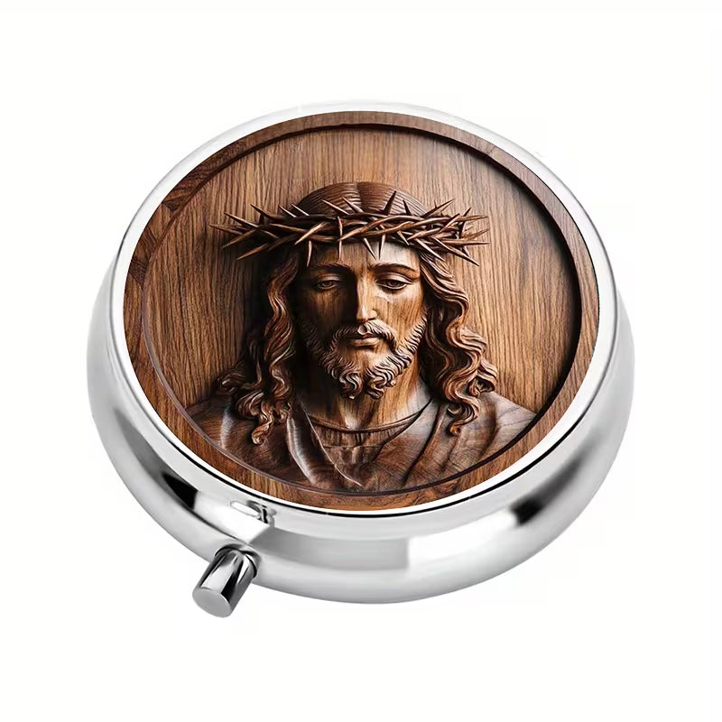 Face of Jesus Pills Medicine or Jewelry Case